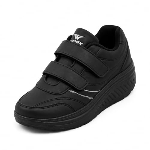Chaussures homme scratch JOMIX en cuir avec semelle basculante