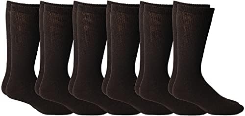 6 Pairs Mens Brown