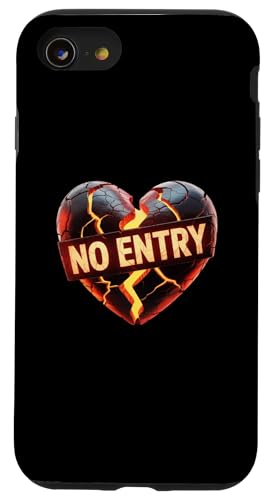 Funny Heart Memes No Entry To My Heart It's Close Today �X�}�z�P�[�X iPhone SE (2020) / 7 / 8 �p