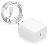 YTGIT Phone Fast Charger, 20W USB C Fast Charger Block with 6FT Type-C to Charging Cable, Super Fast Charging Compatible with Phone 14/13/13 Pro/12/12 Pro/12 Pro Max/11/Xs Max/XR/X