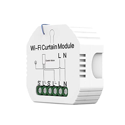 DECDEAL 2 Pcs 90-250 V Módulo de Interruptor de Cortina WiFi APP Controle Remoto Controle de Voz Com