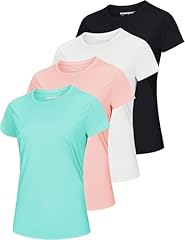 Black, White, Lake Blue, Light Pink