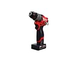 Milwaukee 3403-22 12V Cordless 1/2' Drill Driver Kit w/Batteries, Charger & Case