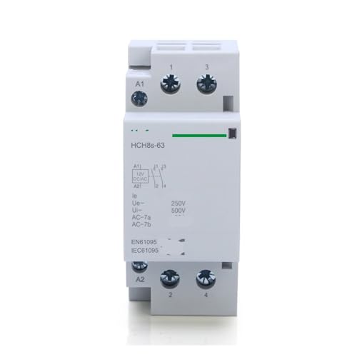 Contacteur AC 2P 63A 2NO DC24V pour piloter la recharge de voiture électrique