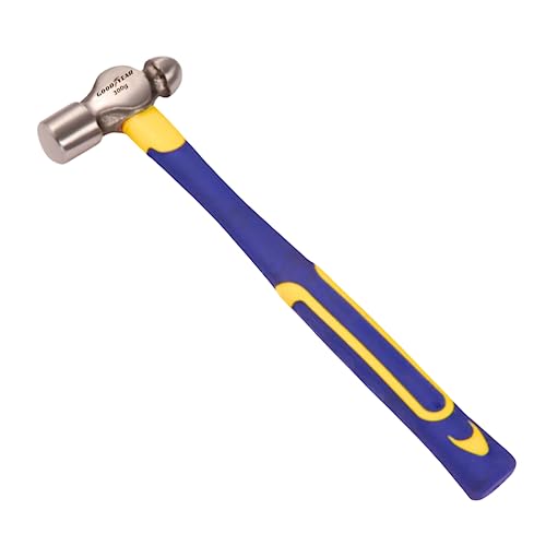 Image of Goodyear Metal Ball Pein Hammer with Handle (Silver) (GY-10565)
