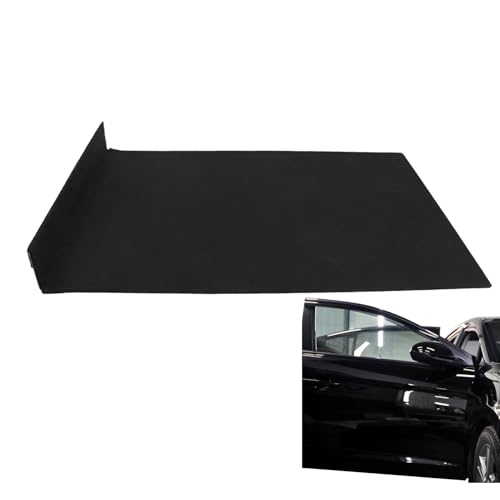 Dent Repair Window Guard | Protector de ventana de acero inoxidable | Herramienta de eliminación de dientes de coche resistente a los rayos UV con fieltro para entusiastas del coche