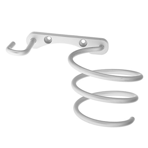 Preisvergleich Produktbild perfk Wandhalter für Föhn Haartrocknerhalter Fönhalter Aluminum