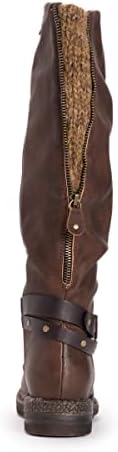 MUK LUKS Women's Logger Victoria Boots, Brown, 9 | Image 2