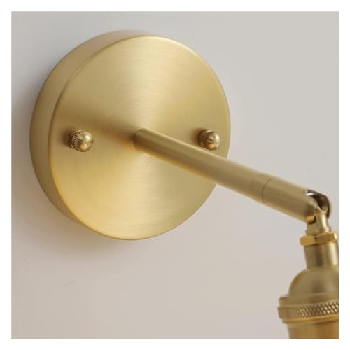 Aplique de pared E27 lámpara de pared junto a la cama con pantalla de vidrio 5