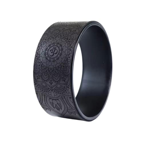 360Grad Fitness - Yoga Rad bequem langlebiges Yoga-Zubehör Yoga Wheel für mehr Flexibilität Idealer Rückendehner Dharmarad für Yoga Übungen Cover