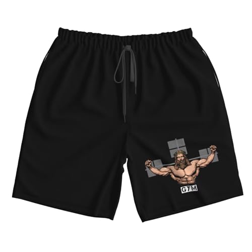 Jesus Gym Men's Beach Shorts Men's Casual Pants Summer Shorts Men Pants 5