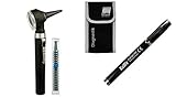otoskop kawe piccolight ?wiat?owodowy led  KaWe Piccolight C mit gratis Diagnostikleuchte LED, Tasche & 20 Einmaltrichtern - Farbe Night