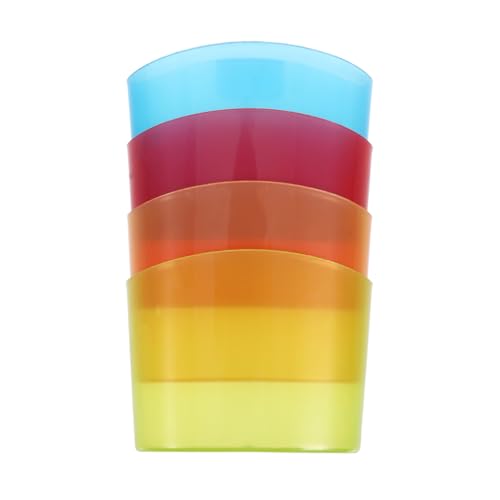 Housoutil Soporte para Bolsitas de Té Gancho Lateral Juego de 4 Unidades Colores Surtidos Accesorio Práctico para Taza Adecuado para Oficina Hogar y Picnics