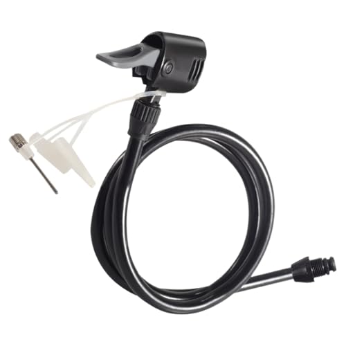 エアポンプ交換ホース - アンチフリーズリバウンドインフレータチューブ| 80cm/125cmユニバーサルリークプルーフエアポンプアクセサリー、自転車膨張コネクタアクセサリーマットレス水泳リング用