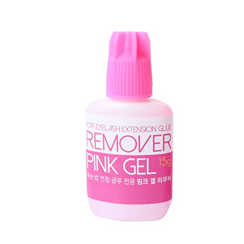 GEL REMOVER for Eyelash Extension/Quickly and Easily Removes Eyelash Extension Adhesive/Fast Dissolution Time / 15ml (Pink)