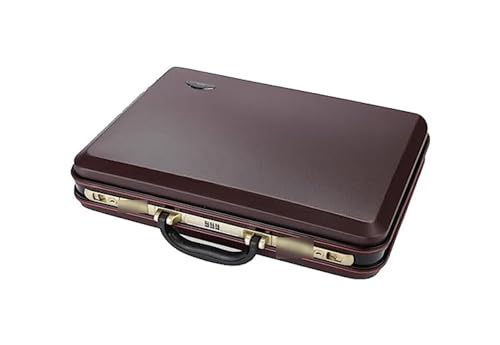 Suitcase Portable Password Box,Briefcase, Documents Data Box,Tools Instrument Box, Boarding Travel Box,Cash Suitcase (Color : Red, Size : 20in)