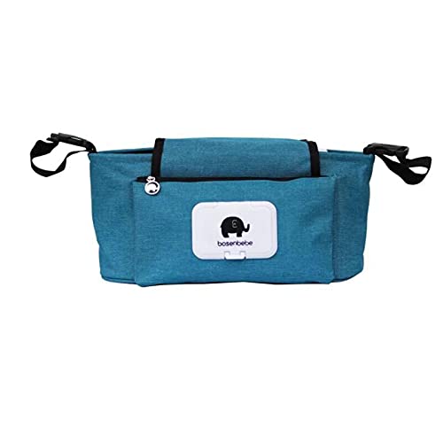 Bolso pañalera para coche de bebé impermeable con gran capacidad miniatura 6