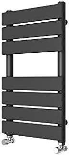 Requena Heated Towel Rail Anthracite Grey Bathroom Ladder Radiator (Flat, 1000x450)