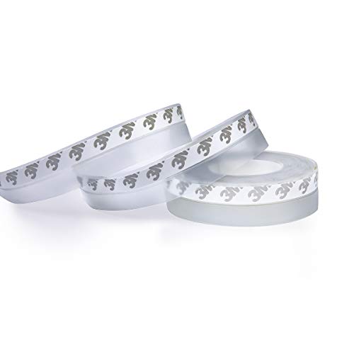 JR JUN RONG Silicone Seal Strip, Weather Stripping for Door or Window, Transparent, Length 16.5 Feet Width 25mm