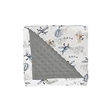 Vintage Planes Airplanes Helicopters Baby Blankets for Girl Boy Hot Air Balloon Plane Clouds Sky Soft Mink Dotted Backing Double Layer Swaddle Receiving Blanket for Toddler Nursery Bed Blanket 30x40