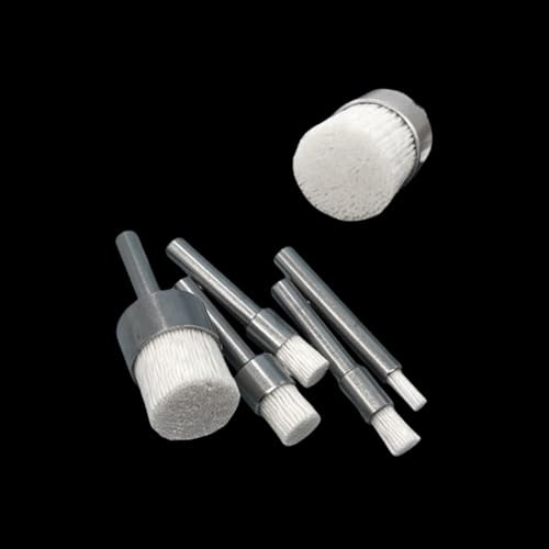 Cepillo de fibra cerámica for procesamiento CNC, desbarbado, rectificado y pulido(6 * 4 * 10mm 1pcs)