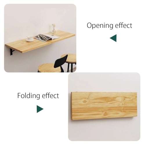 Table pliante murale rabattable et solide pour petit espace