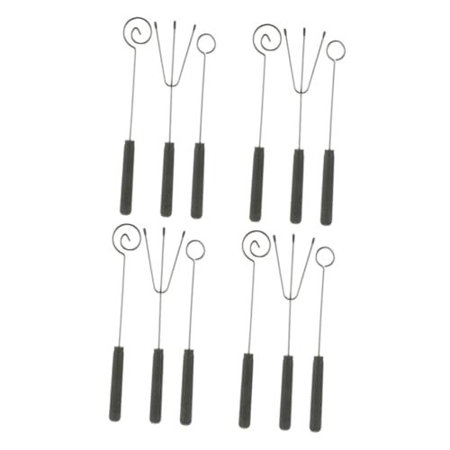 4 Sets Stainless Steel Fondue Fork Cheese Chocolate Dipping Versatile DIY Decorating Tools for Home Gatherings Parties Easy Storage Group Friendly Design