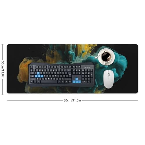 Tapis de souris de jeu antidérapant et imperméable XL liquide - 2