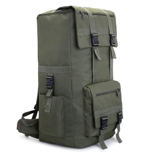 Mochila impermeable para senderismo 120L verde