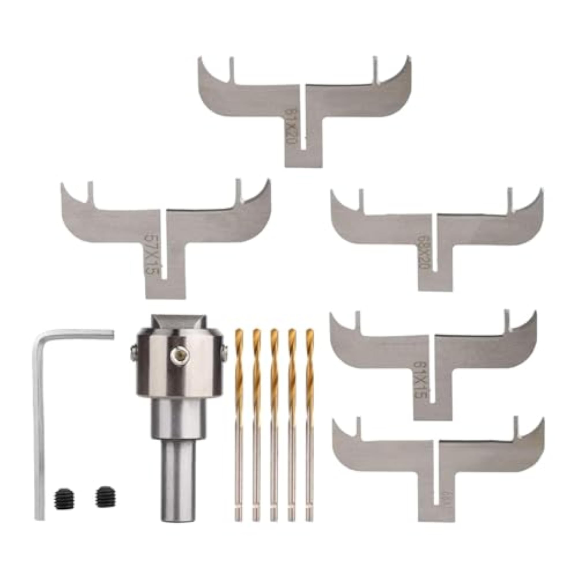 14 Pieces Drill Bit Milling Set for DIY Rings & Bracelets