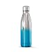 The Steel Bottle Bouteille isotherme en acier inoxydable, avec isolation sous vide à double paroi, capacité de 500 ml, fermeture hermétique, portable, Bleu argenté