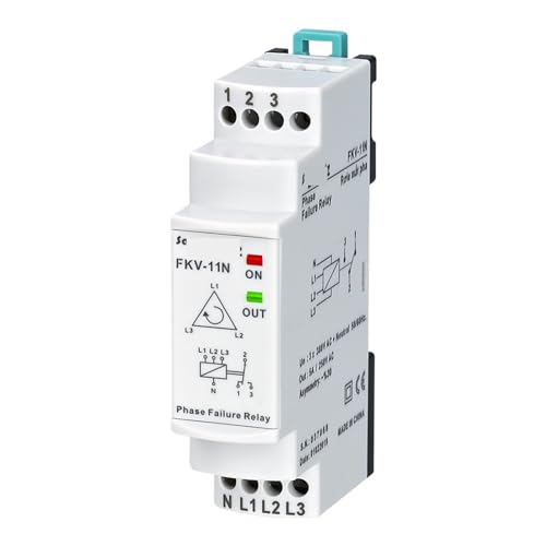 Relais FKV-11N 3 * 380VAC résolvant la panne de phase et l'asymétrie triphasée