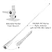 VHF Marine Radio Antenna 156-163MHz Fiberglass Waterproof Boat Antenna 43.5in with 22.9ft RG-58U Cable,PL259 Male Connector Adjustable Ratchet Fixed Mount Base
