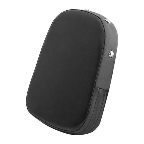 Dossier moto arrière noir universel en finition soignée pour chopper
