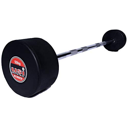 Image of USI UNIVERSAL RDBS 50Kg Straight Fixed Head Weight Bar For Gym Workout Exercise