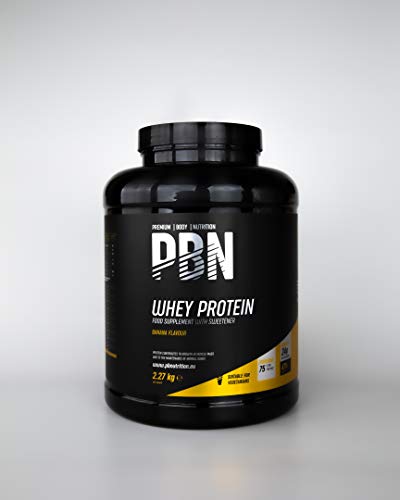 PBN - Protéines de lactosérum (whey) en poudre, 2,27 kg, Goût banane