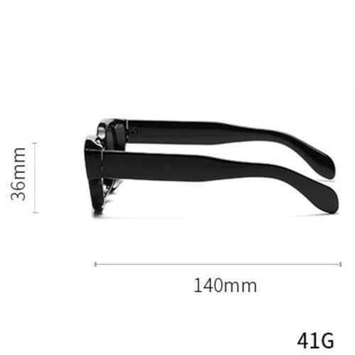 Lunettes de soleil tendance style rétro punk verres haut de gamme bleu vert