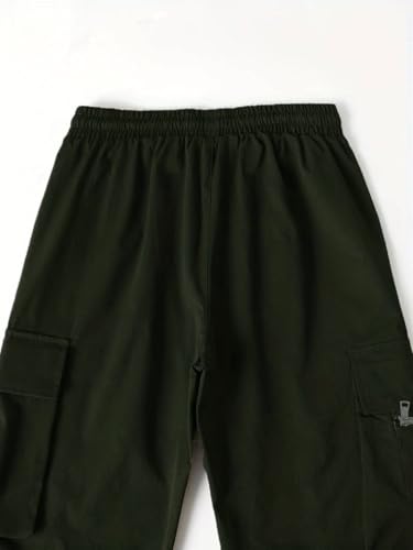 Image of TAGDO Men's Casual Techwear Drawstring Cargo Pants Hiphop Baggy Pants (2024)