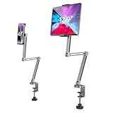 Universelle Kompatibilität – passend für Tablets, Handys, Kindles und mehr: Diese universelle Halterung ist kompatibel mit Tablets, iPads, Kindles, Handys und sogar tragbaren Monitoren oder Zeichentablets wie Wacom. Es ist die perfekte Halterung für Multitasking bei der Arbeit, Unterhaltung und Kreation, egal ob Sie in einem Büro, Studio oder zu Hause sind.
