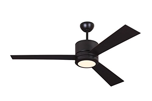 Monte Carlo 3VNR52OZD-V1 Vision 52" Ceiling Fan with LED Light and 2 in 1 Wall/Hand Remote Control, Oil Rubbed Bronze