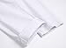 OIIIO Men's Ripped Slim Fit Straight Leg Jean Denim Pant (36, 30013 White)