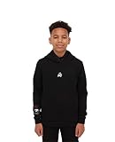Kings Will Dream Junior Beaumor 2.0 Sudadera con capucha negra / blanca / roja mediana para niños, Negro, 10 años