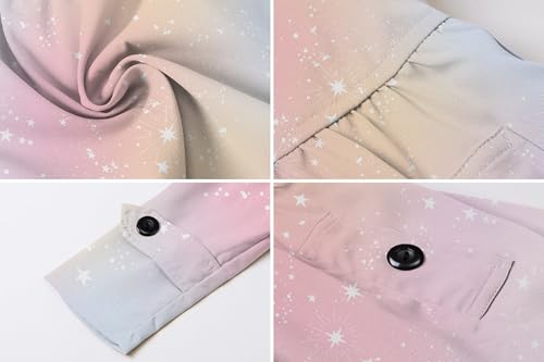 Image of Cromoncent Girl's Rain Jackets Waterproof Hoodie Trench Coat Cute Dress Coat Outerwear, 3-12 Years