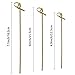 DC-BEAUTIFUL 200 Pack Natural Bamboo Knot Skewers, 6 Inch Bamboo Twisted End Cocktail Picks, Appetizer Picks for Party Snacks Club Sandwiches Finger Food Barbecue Must (6.0”)