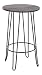 Kit Closet 5020919071 - mesa redonda para taburete alto, metal/madera, 100 x 60 x 60
