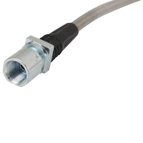 Image of TRQ Front Brake Hose Set Compatible with 2003-2009 Chevrolet Express 1500 2003-2005 Express 2500 GMC Savana 1500 Savana 2500