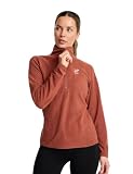 RevolutionRace Hiker Half-Zip Polar damski, lekki i elastyczny polar z zamkiem błyskawicznym, Różowa mahogny, L