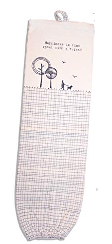 East of India - Bolsa de Almacenamiento de plástico para Reciclaje, diseño Retro Vintage