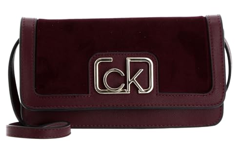 Calvin Klein sac à main de soirée chic bordeaux pour femme élégante