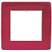 Caspari Grosgrain Paper Dinner Plates, 8 Count, Red